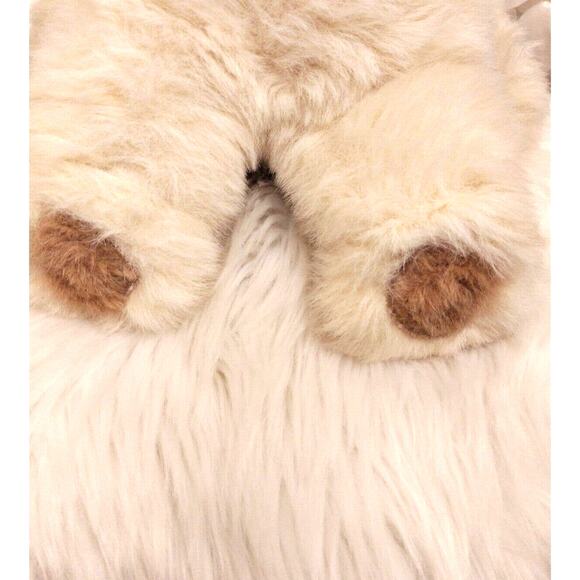 14" Baby Polor Teddy Bear Ivory Plush Stuffed Toy Adorable Face Cuddly Soft - Picture 11 of 13